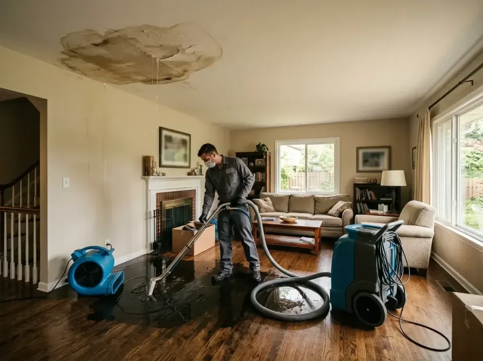 attic-pipe-burst-ceiling-drip-008 — frequently asked questions, Water Damage Restoration & Carpet Care in Woodbury, NY